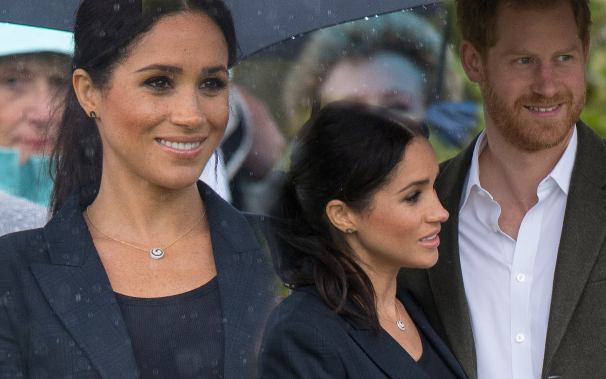Wszyscy patrzyli tylko na BUTY Meghan Markle! Pogoda nie dopisała (ZDJĘCIA)