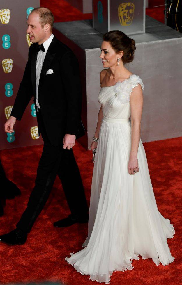 Księżna Kate książę William na gali BAFTA