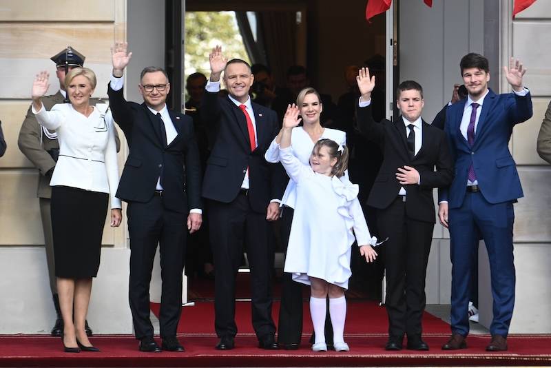 Karol Nawrocki, Marta Nawrocka, fot. Forum.