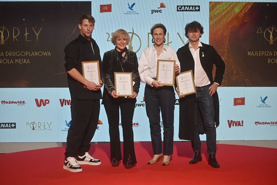 ORŁY 2023. Ogłoszenie Laureata za Osiągnięcia Życia: Katarzyna Figura, Sebastian Fabijański, Dawid Ogrodnik…