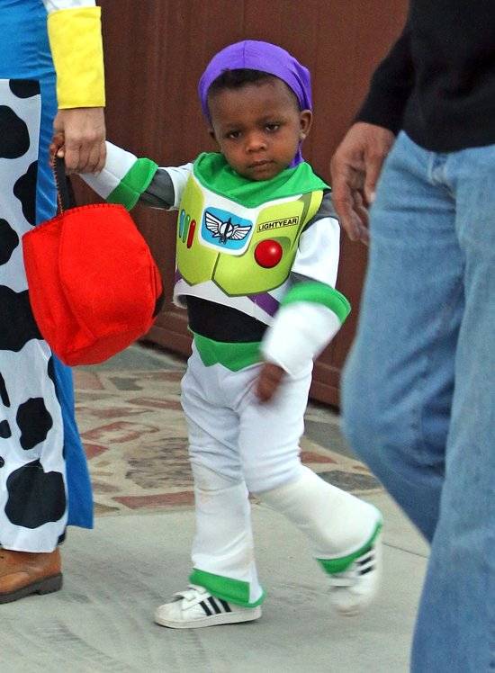 Halloween Sandry Bullock i jej synka