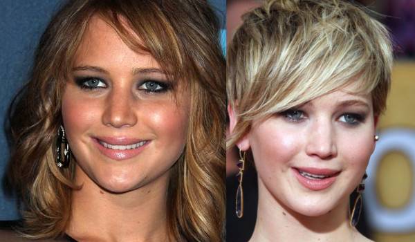 Te same gwiazdy w krótkich i długich włosach