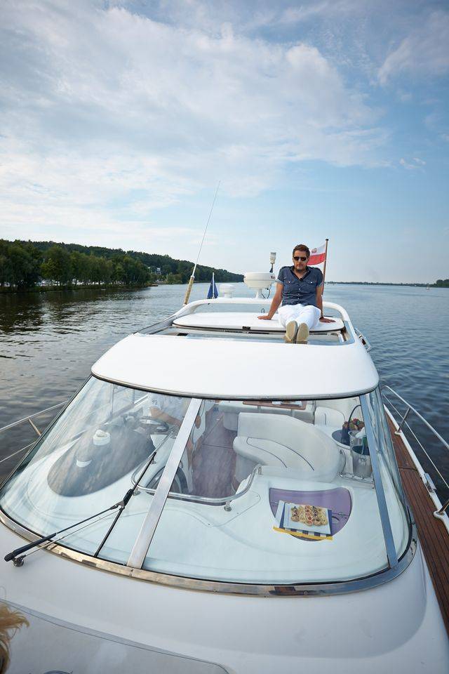 Natalia Siwiec na jachcie z Wojciechem Modestem Amaro