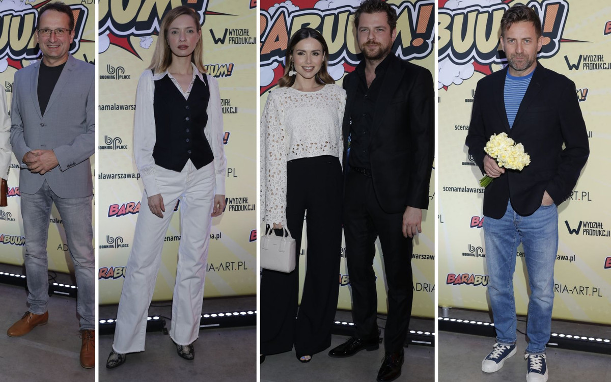 Urocze pary na premierze spektaklu! Marta Żmuda Trzebiatowska i Kamil Kula, Robert Górski z żoną (FOTO)