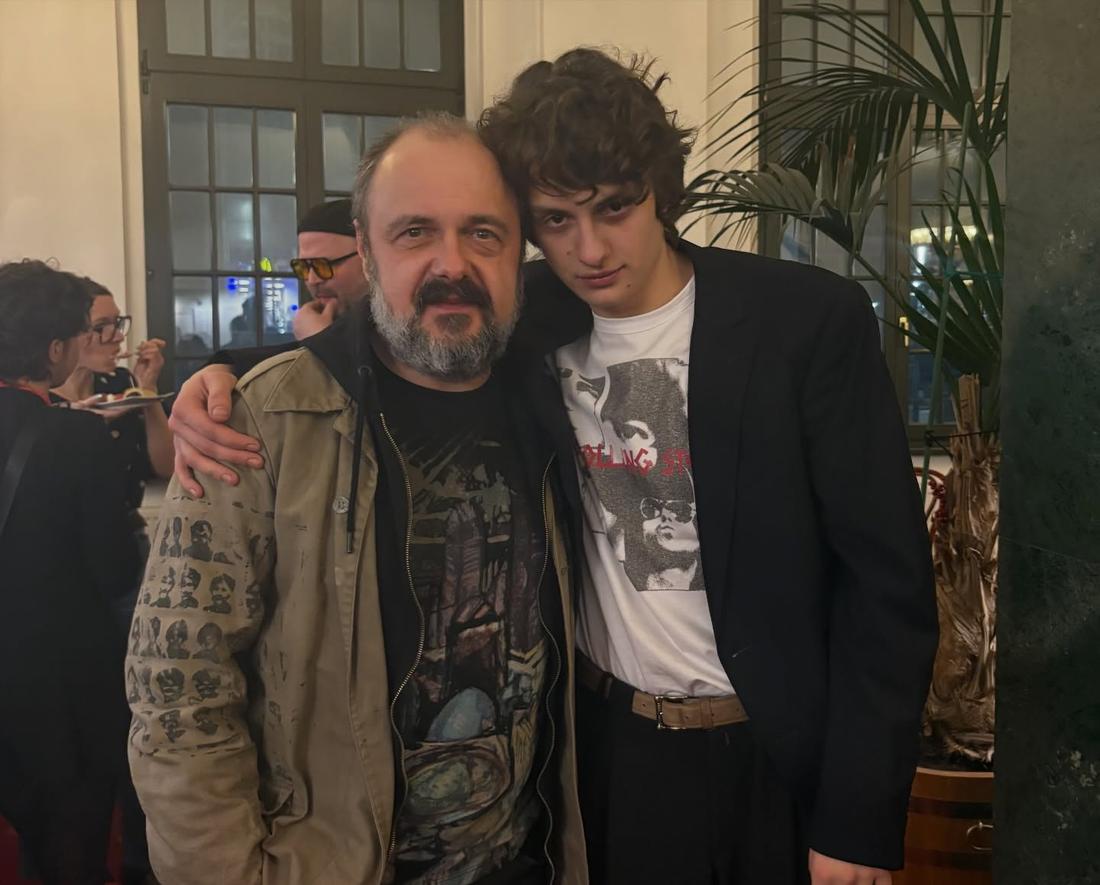 Arkadiusz Jakubik z synem Janem, fot. Facebook