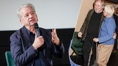 Spotkanie z Juliuszem Machulskim. Był także Andrzej Grabowski, Małgorzata Zajączkowska…