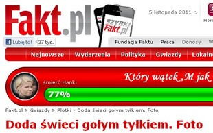 Doda w majtkach, których prawie nie widać (FOTO)