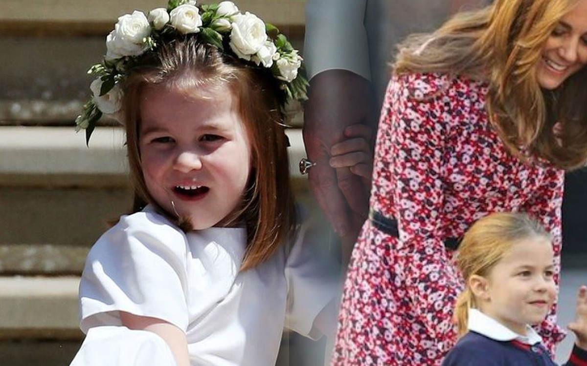 Księżna Kate i książę William odprowadzają księżniczkę Charlotte do szkoły (ZDJĘCIA)