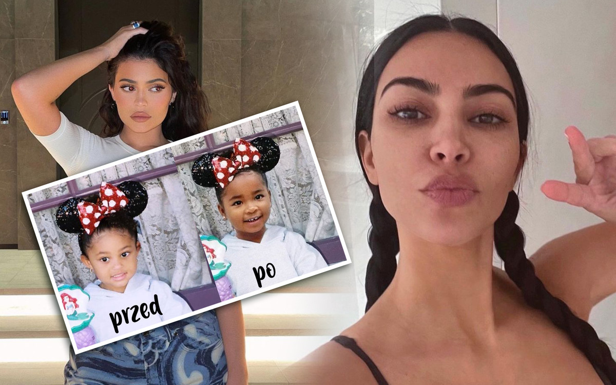 Kim Kardashian BEZWSTYDNIE PODMIENIŁA twarz Stormi na córkę Khloe! “Niech mnie diabli, jeśli pozwolę Kylie zrujnować mój IG FEED”