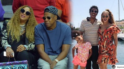 Beyonce i Jay-Z na wakacjach z Blue Ivy (Instagram)