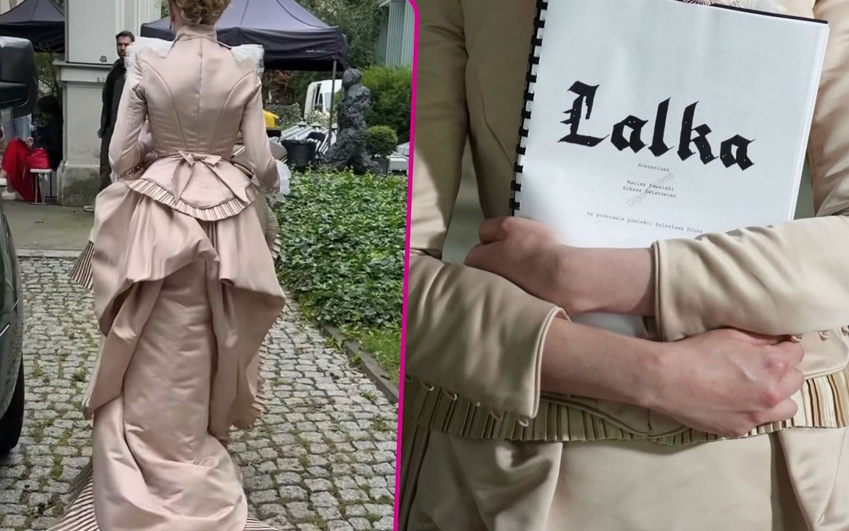 Kamila Urzędowska jako Izabela Łęcka już na planie! Pokazali pierwsze zdjęcia z „Lalki” (FOTO)