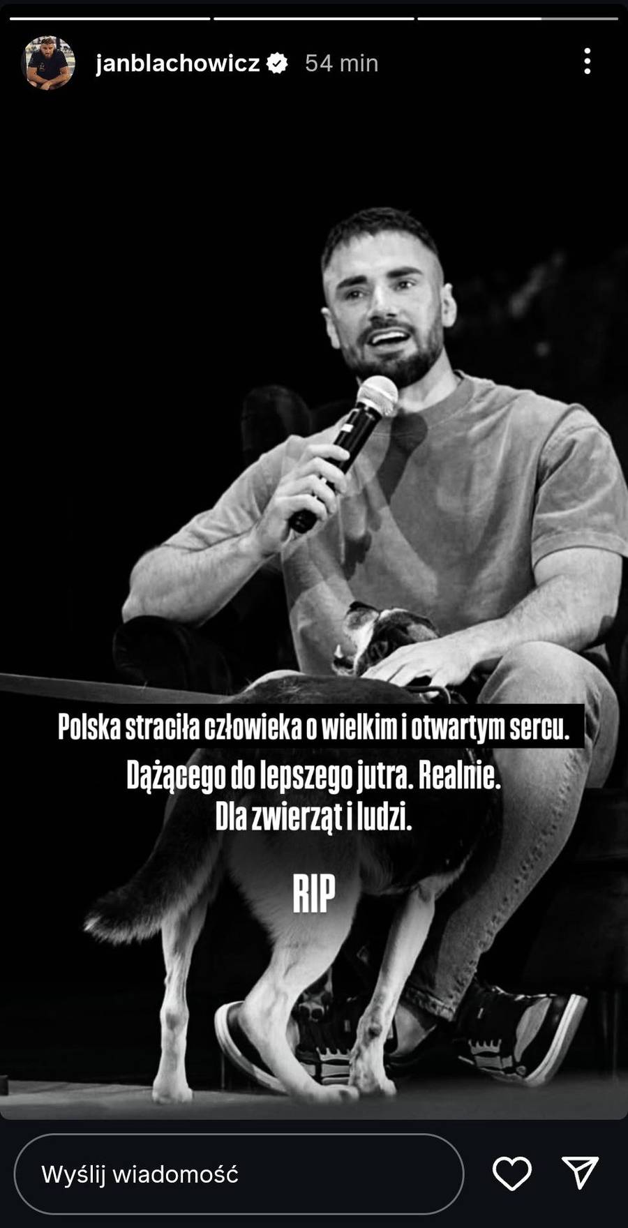 Gwiazdy żegnają Łukasza Litewkę, fot. Instagram