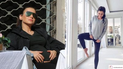 Oto jak wyglądała Anna Lewandowska w ciąży z Klarą, gdy miała już duży brzuszek