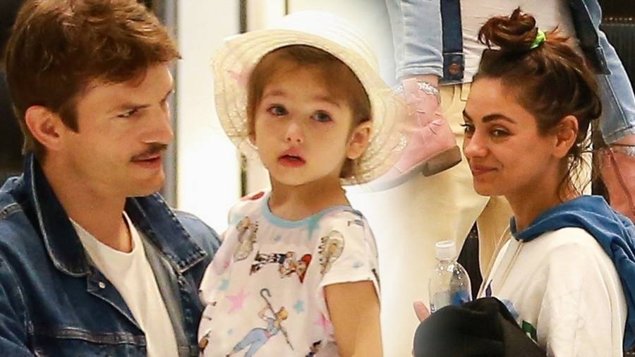 Ashton Kutcher z córeczką Wyatt