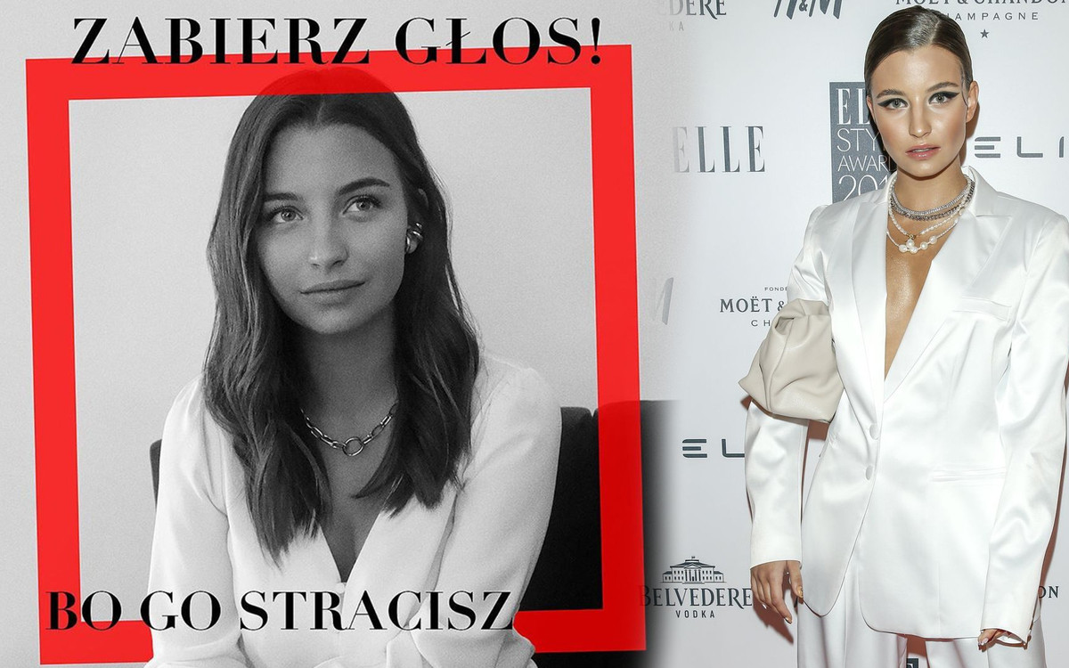 Julia Wieniawa bierze się za politykę i namawia do udziału w wyborach!