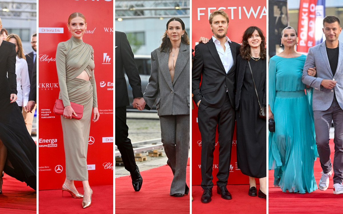 Gala zamknięcia festiwalu w Gdyni. Kożuchowska zachwyca w klasyce, Olga Bołądź bez biustonosza pozuje z ukochanym