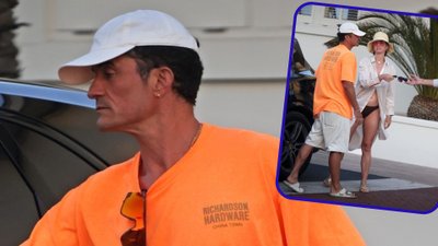 Wychudzony Orlando Bloom z Katy Perry przyłapany w Santa Barbara