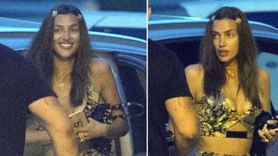 Irina Shayk idzie na imprezę – ma na sobie BOSKĄ stylizację (ZDJĘCIA)