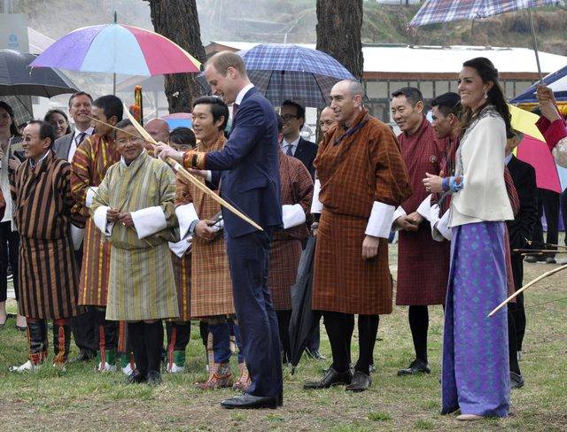 Księżna Kate i książę William w Bhutanie
