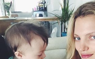 Piękna modelka urodziła synka z zespołem Downa (Instagram)