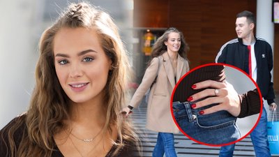 Duży pierścionek na palcu Wiktorii Gąsiewskiej wywołał dziś plotki o zaręczynach aktorki z Adamem Zdrójkowskim (ZDJĘCIA)