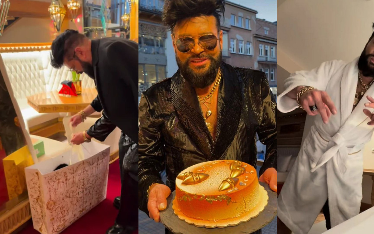 Tak Rutkowscy świętują 66. urodziny Krzysztofa. Tort ze złotem to dopiero początek