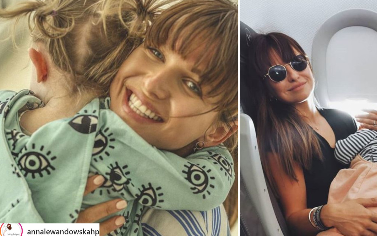Anna Lewandowska o ZACHOWANIU Klary podczas lotu samolotem