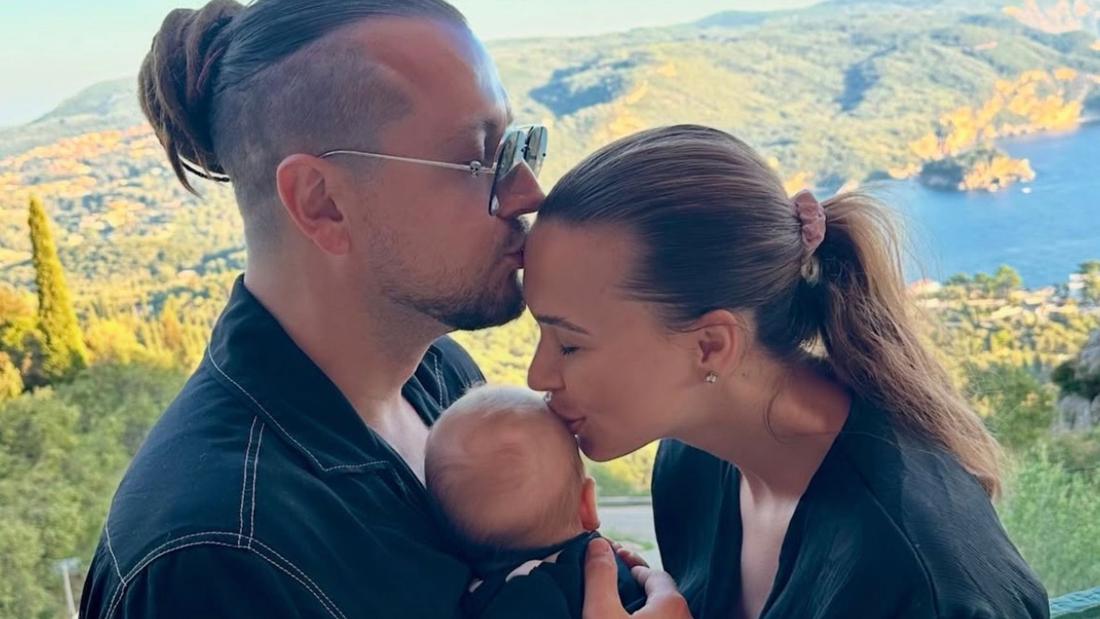 Aleksander Baron z synkiem Leosiem, fot. Instagram