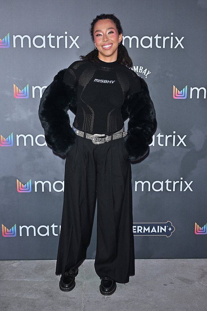 Vanessa Mensah na premierze teledysku Margaret