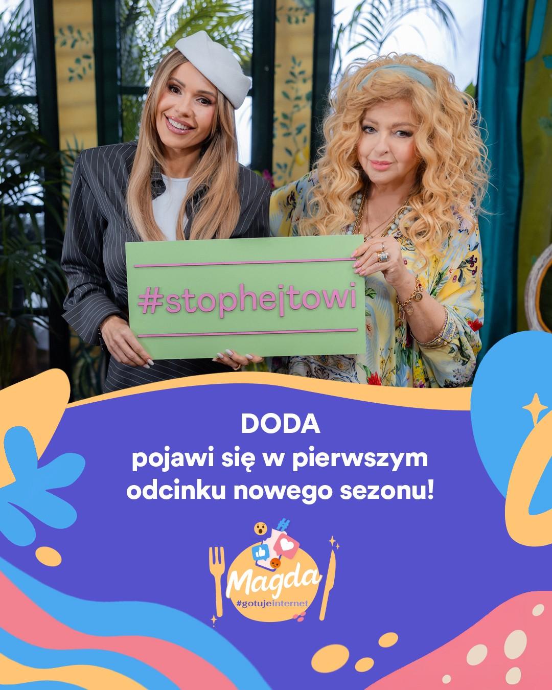 Magda Gessler i Doda jeszcze kilka miesięcy temu uśmiechały się na swój widok, fot. Instagram