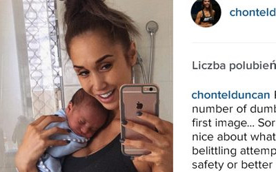Internautki krytykują Chontel Duncan – fit mamę