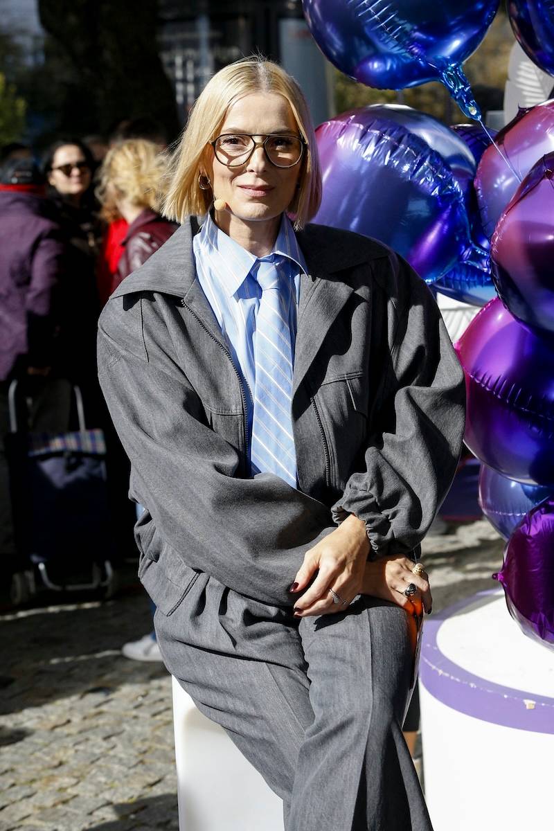 Gwiazdy wpadły do DDTVN.  Janachowska w garniturze, Tomasz Iwan zabrał syna, Andrzej Gołota…