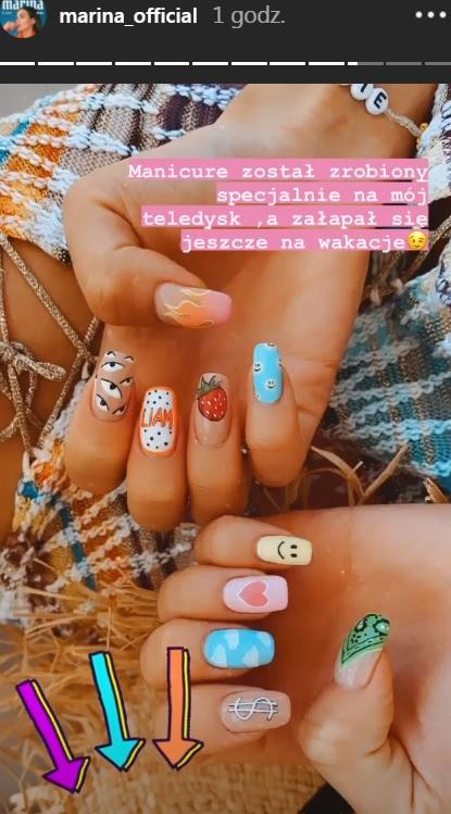 Marina Łuczenko - paznokcie