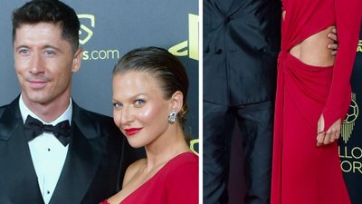 Anna Lewandowska zachwyca na gali Złotej Piłki