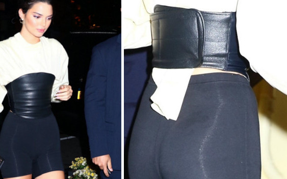 Kendall jak typowa Kardashianka – legginsy i gorset (ZDJĘCIA)