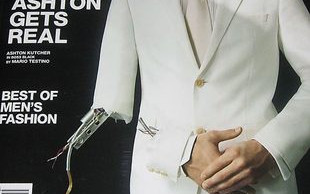 Ashton Kutcher dla VMan (FOTO)