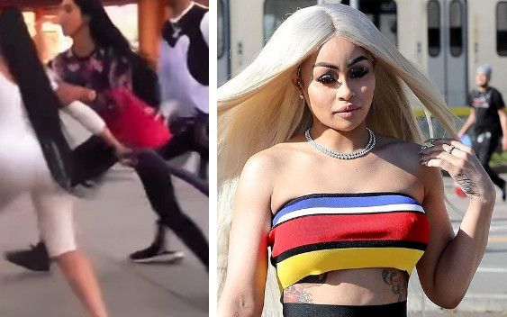 Szok! Blac Chyna pobiła przechodnia! Rob chce odebrać jej dziecko