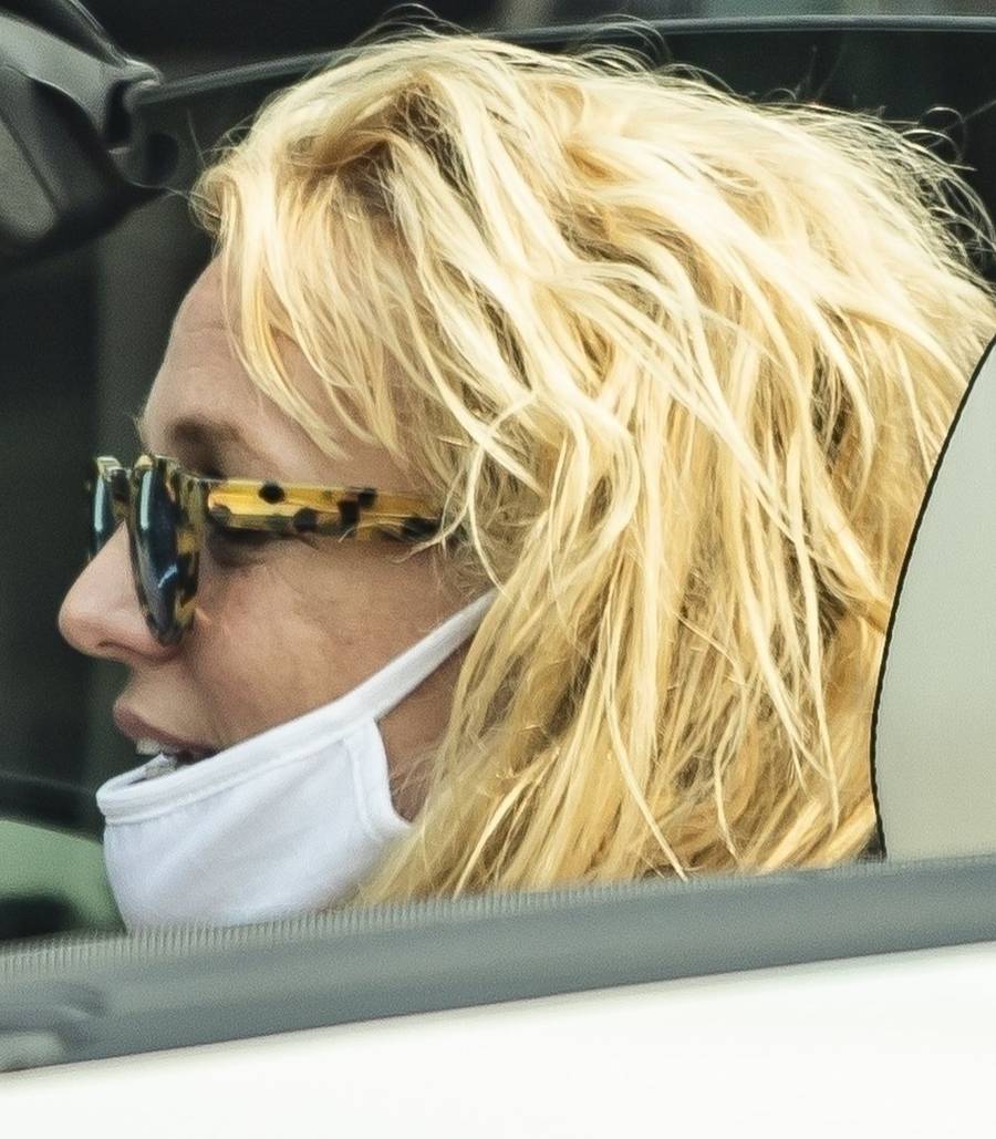 Britney Spears w samochodzie