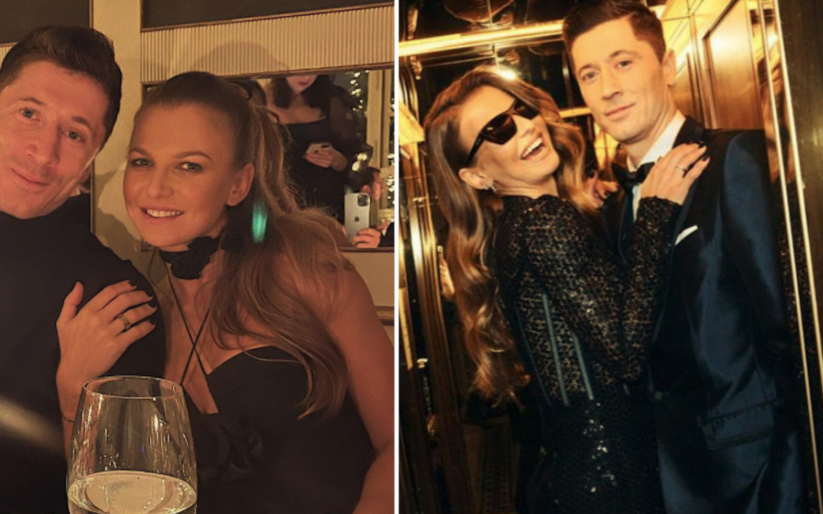 Lewandowscy na randce. Uwagę skrada spektakularna kreacja Ani