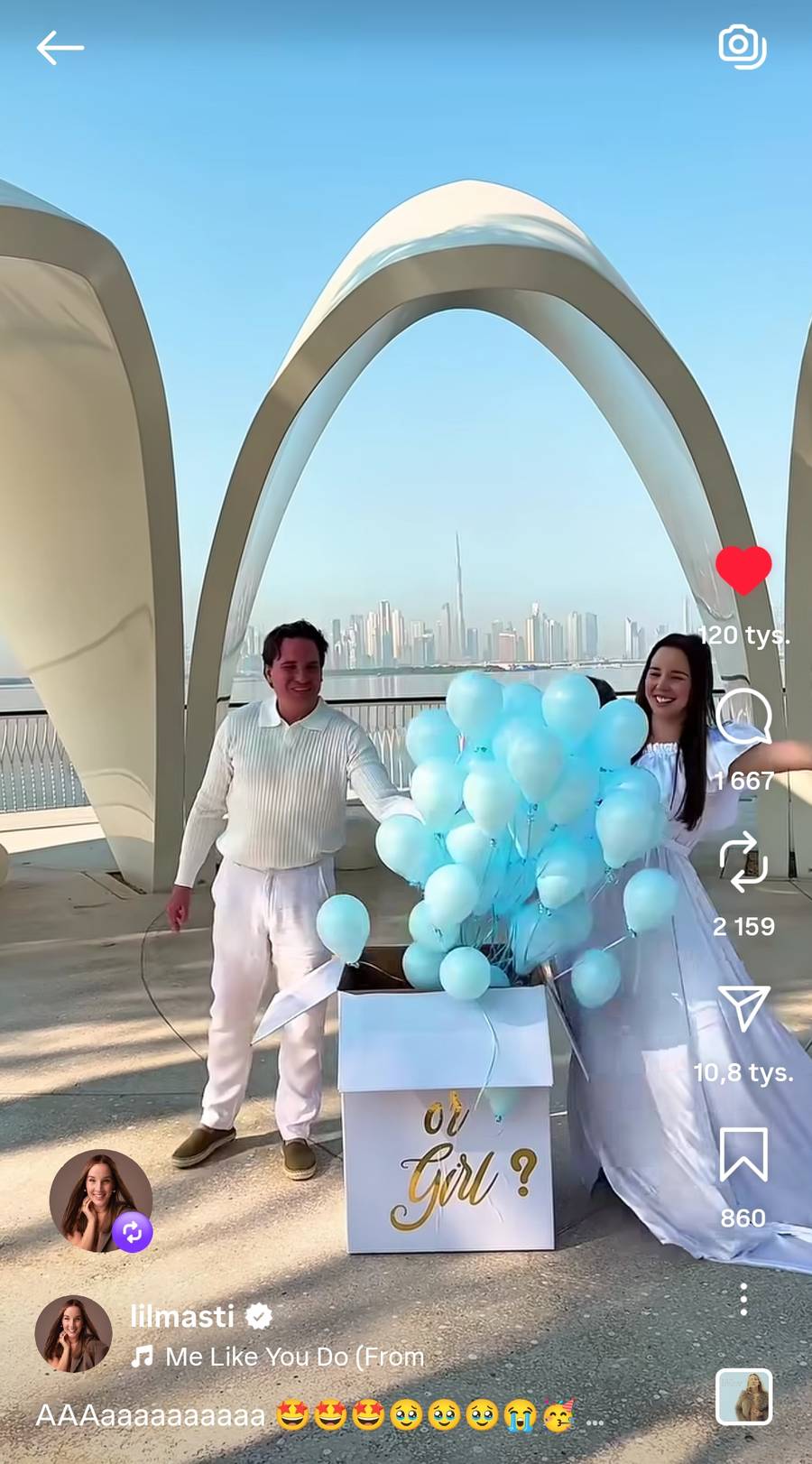 Lil Masti ujawniła płeć drugiego dziecka!