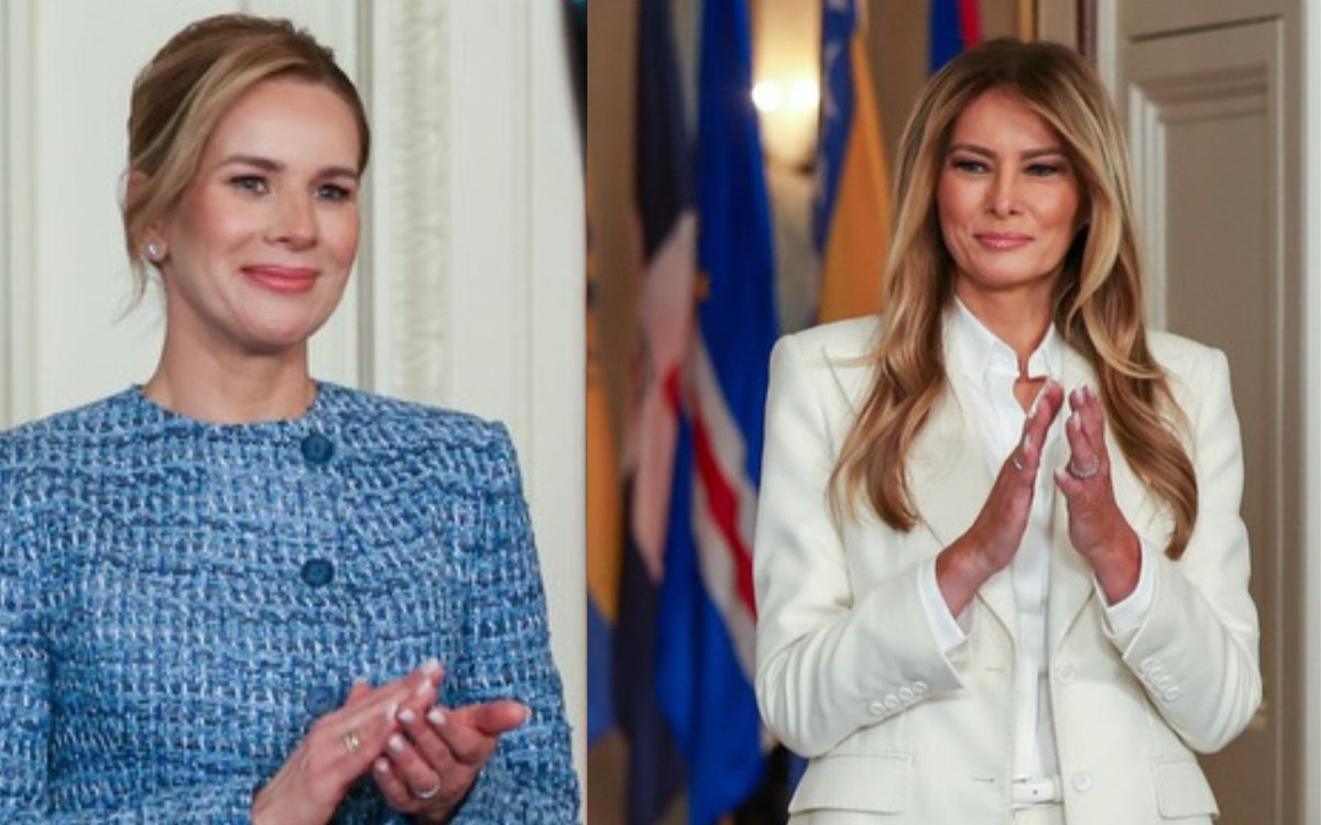 Przemówienie Nawrockiej u boku Melanii. Ups! Tego nie powinna robić nigdy więcej