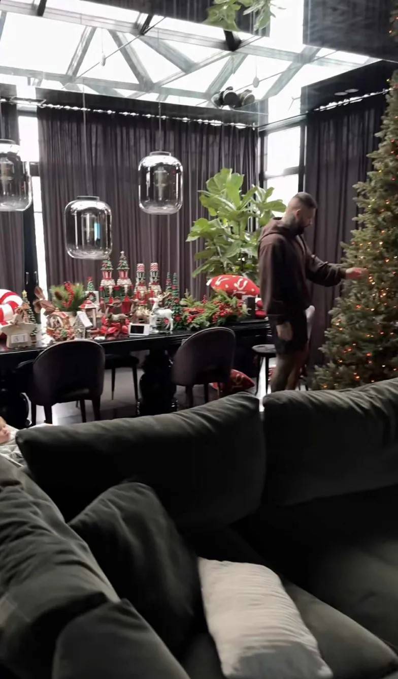 Dom Deynn i Majewskiego udekorowany na święta, fot. Instagram