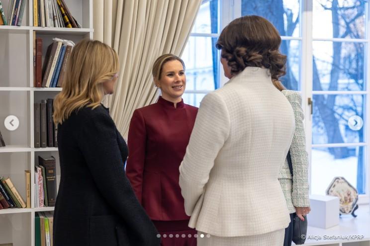 Zełenska i Nawrocka spotkały się na Litwie, fot. Instagram