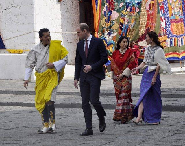 Księżna Kate i książę William w Bhutanie