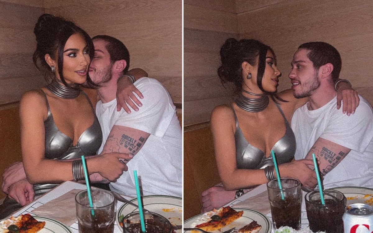 Kim Kardashian “zmniejszyła” nos Pete’owi Davidsonowi na zdjęciach