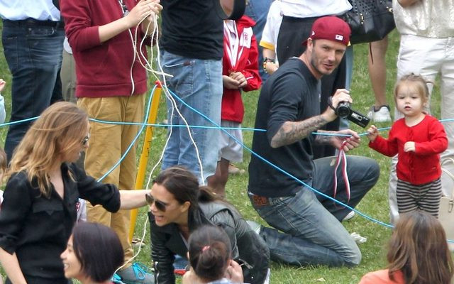 David Beckham z córeczką Harper Seven