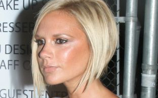 Srebrno-purpurowa Victoria Beckham