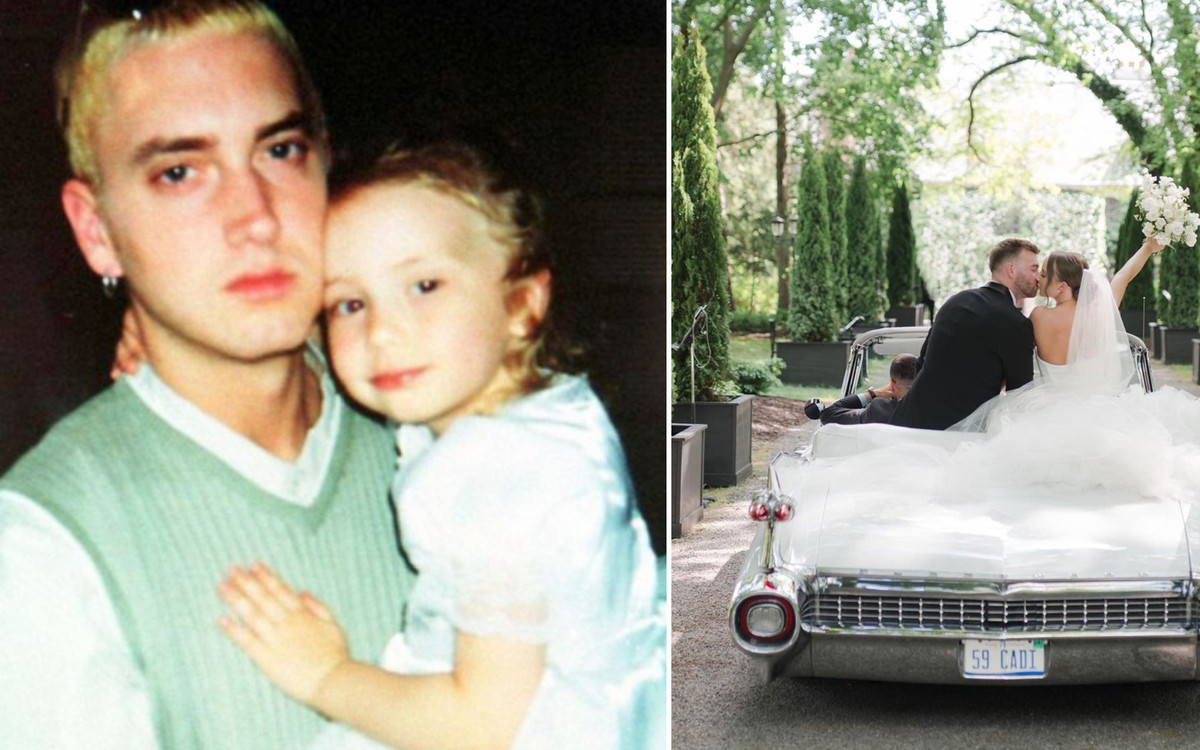 Córka Eminema wyszła za mąż! 51-letni raper zapozował do wspólnego zdjęcia (FOTO)