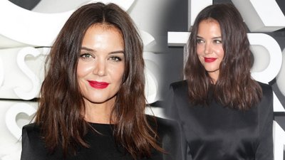 40-letnia Katie Holmes wygląda lepiej niż kiedykolwiek. Odsłoniła zgrabne nogi w MINI (ZDJĘCIA)