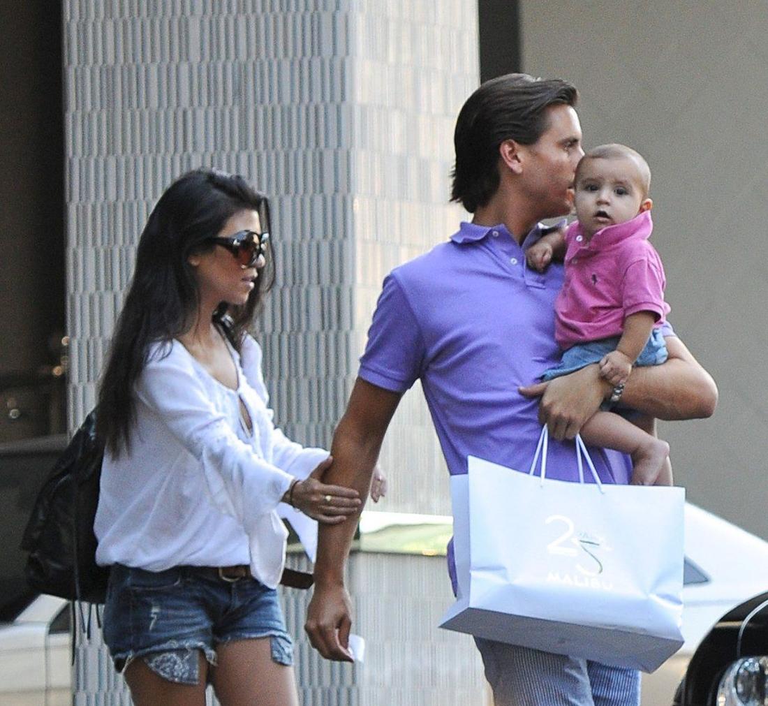 Kourtney Kardashian i Scott Disick gdy byli parą.
